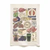 New Charcuterie Organic Cotton Tea Towel Kitchen Textiles & Clothing