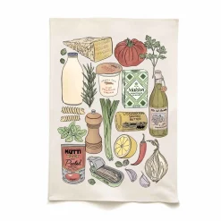 Clearance Cooking Essentials Organic Cotton Tea Towel Kitchen Textiles & Clothing