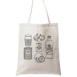 Discount Hummus Organic Cotton Tote Bag Tableware Brands