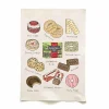 Clearance Tea & Biscuits Organic Cotton Tea Towel Kitchen Textiles & Clothing