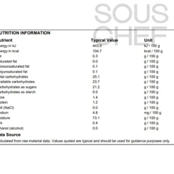 Clearance Morello Cherry Puree, 1 Litre Ingredients Brands|Drinks