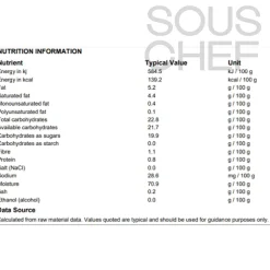 New Pina Colada Puree, 1 Litre Ingredients Brands|Drinks