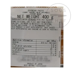 Clearance Red Miso Paste, 400g Japanese Ingredients|Sauces & Condiments