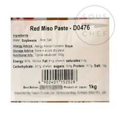 New Red Miso Paste, 1kg Ingredients Brands|Japanese Ingredients