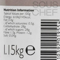 Hot Red Onion Chutney with Balsamic Vinegar, 1.15kg Ingredients Brands|Vegetables