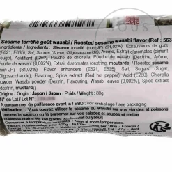 Discount Roasted Sesame Seeds With Wasabi, 80g Ingredients Brands|Japanese Ingredients