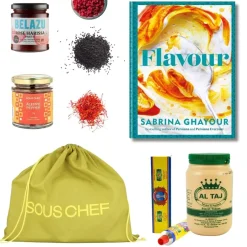 Hot Sabrina Ghayour Flavour Cookbook & Ingredients Set Middle Eastern Ingredients