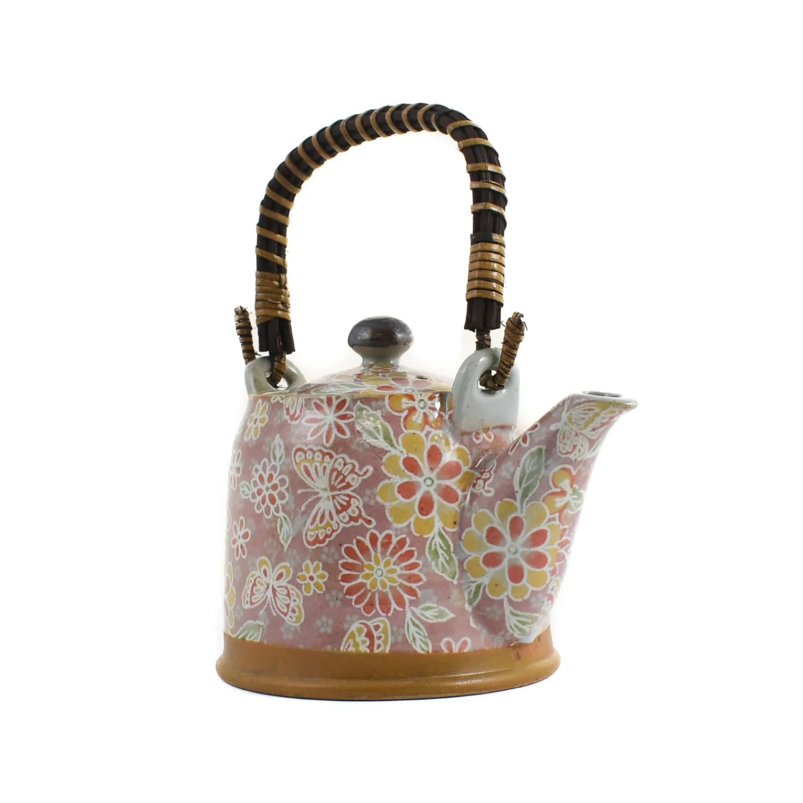 New Saku Pink Japanese Teapot Japanese Ingredients|Japanese Tableware