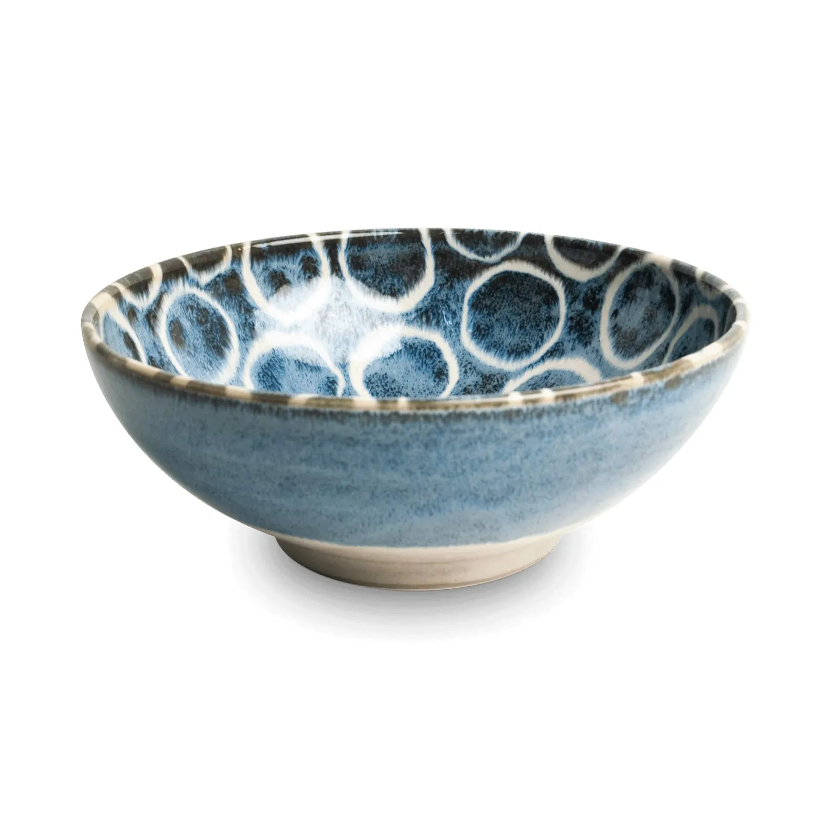 Online Sakuru Bowl, Blue, 21.5cm Japanese Ingredients|Japanese Tableware