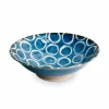 Outlet Sakuru Shallow Bowl Blue, 24cm Japanese Ingredients|Japanese Tableware