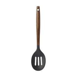 Online Carbonized Ash & Silicone Slotted Spoon, 31cm Kitchen Tools & Utensils
