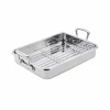 Best Impact Stainless Steel Roasting Pan with Rack, 43x28cm Baking Supplies & Equipment