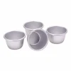 Clearance Set of 4 Anodised Mini Pudding Moulds Baking Supplies & Equipment