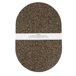 Best Set of 4 Dash Recycled Oval Placemats, 40cm Tableware Brands
