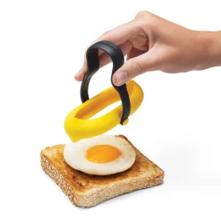 Discount Set of 2 Yellow Flegg Silicone Egg Rings Kitchen Tools & Utensils