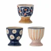 Best Set of 3 Eviaya Patterned Egg Cups Tableware Brands
