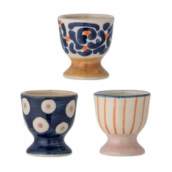 Best Set of 3 Eviaya Patterned Egg Cups Tableware Brands