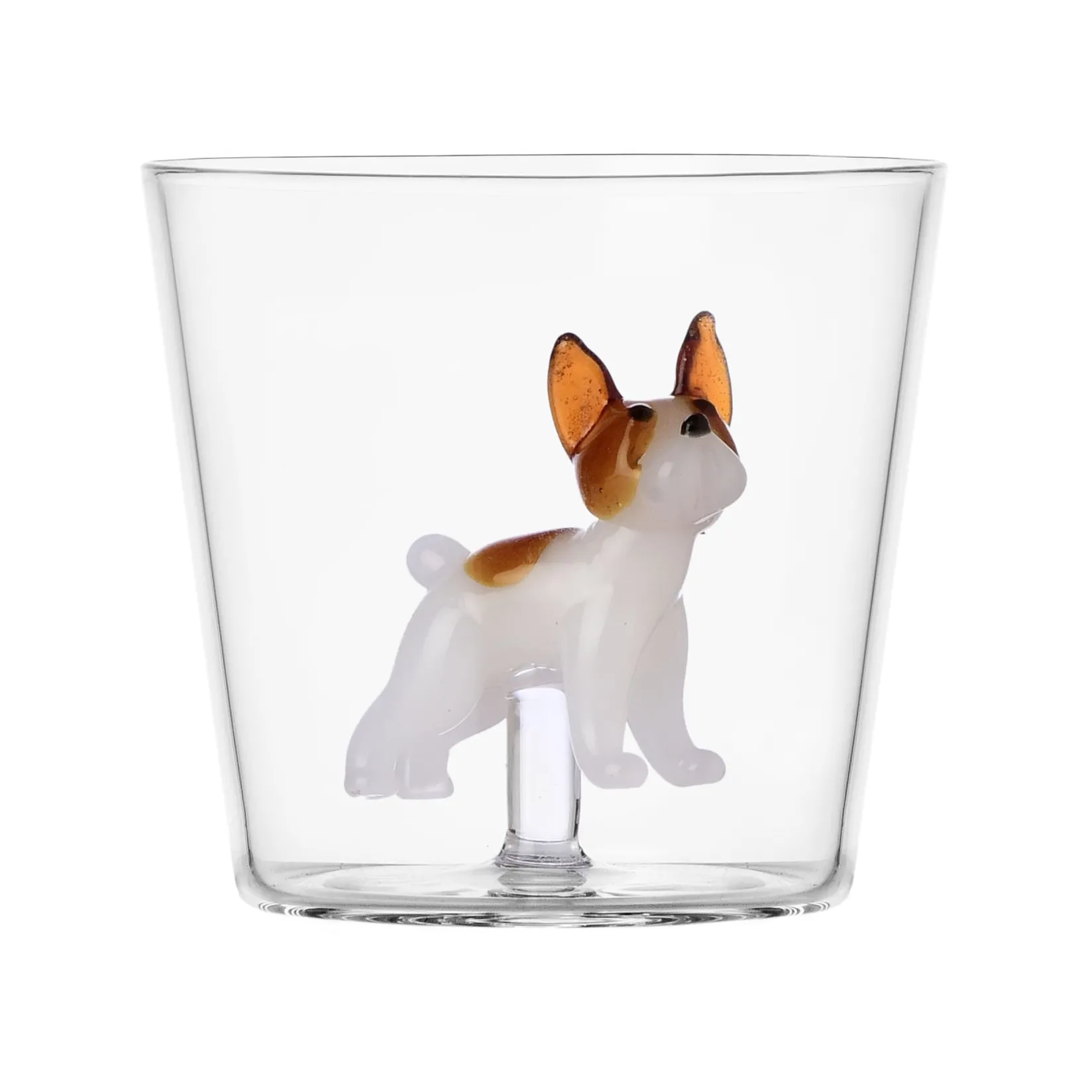 Sale Set of 2 French Bulldog Tumblers, 300ml Table Setting|Drinking Glasses