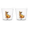 Hot Set of 2 Chihuahua Tumblers, 300ml Table Setting|Drinking Glasses