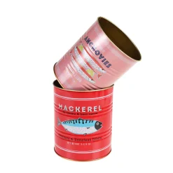 Outlet Set of 2 Mackerel & Anchovies Utensil Jars Tableware Brands