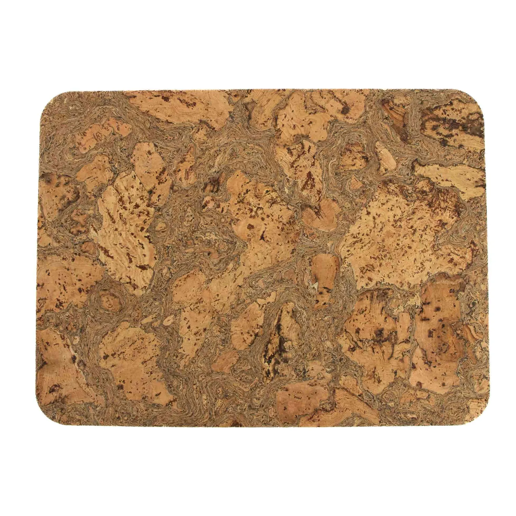 Online Set of 4 Marbled Cork Rectangle Placemats, 40cm Tableware Brands