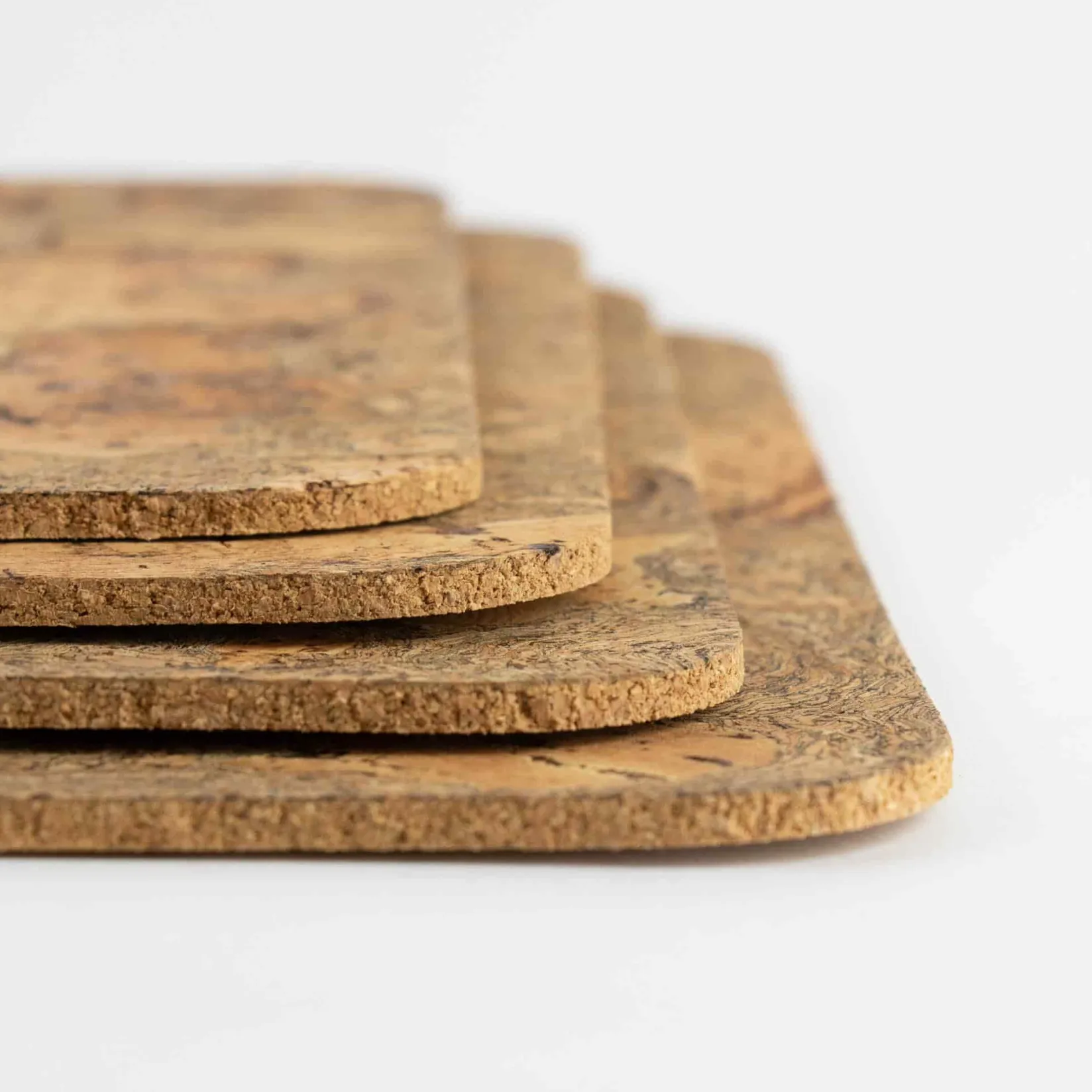 Online Set of 4 Marbled Cork Rectangle Placemats, 40cm Tableware Brands