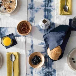 Discount Set of 2 Navy Linen Napkins Table Setting|Kitchen Textiles & Clothing