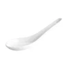 Clearance Set of 6 Porcelain Canape Spoon with Hole, 14cm Serveware|Canape Supplies