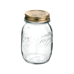 Sale Set of 12 Quattro Staggioni Wide Mouth Screw Top Glass Preserving Jars, 700ml Pickling, Preserving & Fermenting Jars