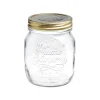 Outlet Set of 12 Quattro Staggioni Screw Top Glass Preserving Jars, 500ml Pickling, Preserving & Fermenting Jars