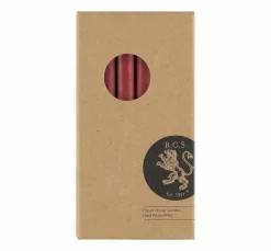 Outlet Set of 6 Red Dinner Candles Table Setting|Tableware Brands