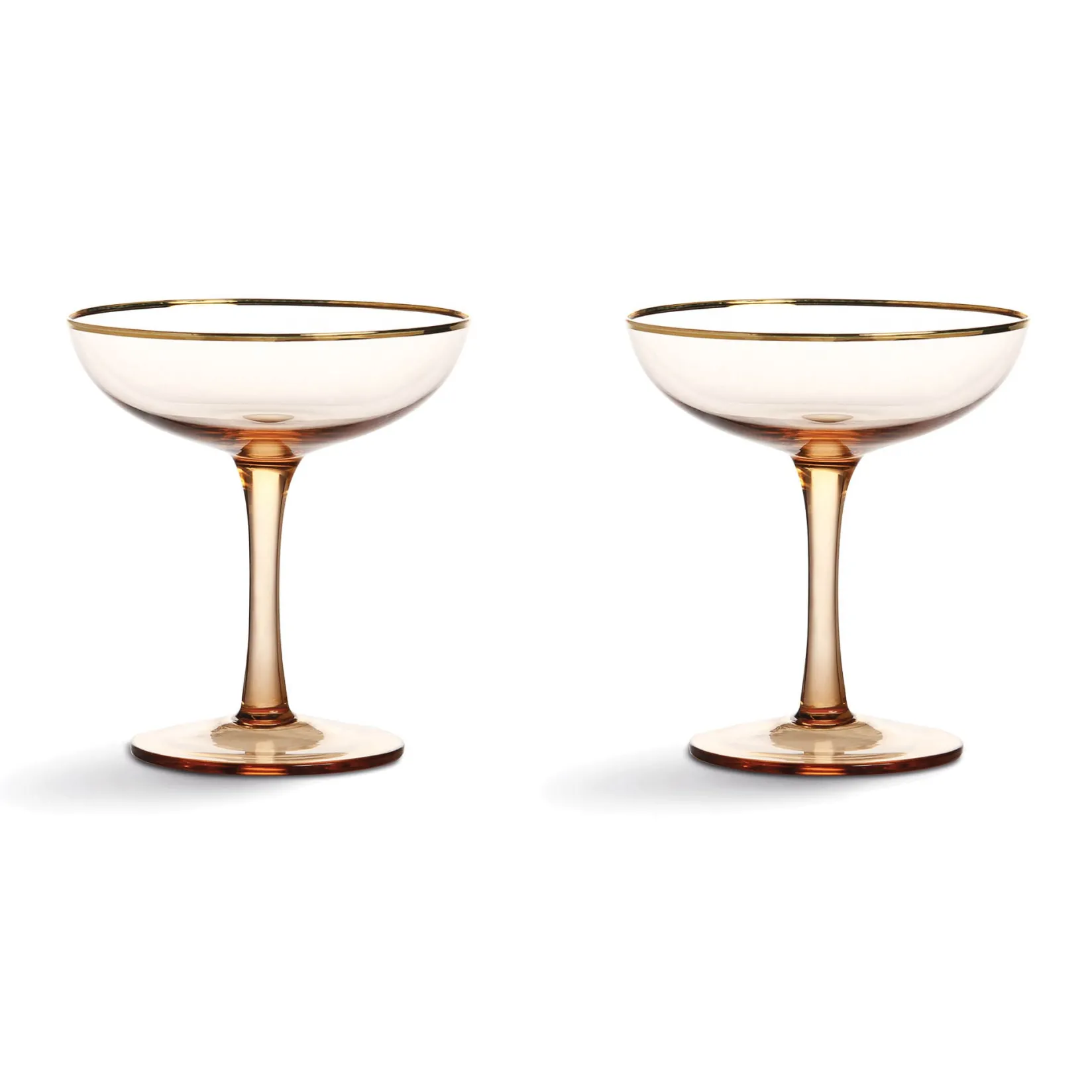 Sale Set of 2 Rose Coupe Glasses Tableware Brands|Table Setting