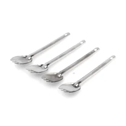 New Set of 100 Stainless Steel Canape 3-in-1 Spoons Canape Supplies|Tableware Brands