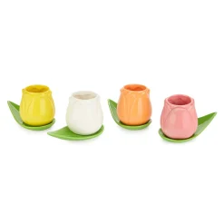 Discount Set of 4 Tulip Espresso Cups, 100ml Tableware Brands