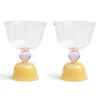 Sale Set of 2 Yellow Tulip Coupe Glasses, 200ml Tableware Brands|Cocktail Making & Barware