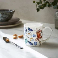 Shellfish New Bone China Mug, 340ml Tableware Brands