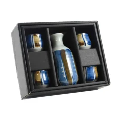 Clearance Shima Sake Set, 5 Pieces Tableware Brands|Japanese Ingredients