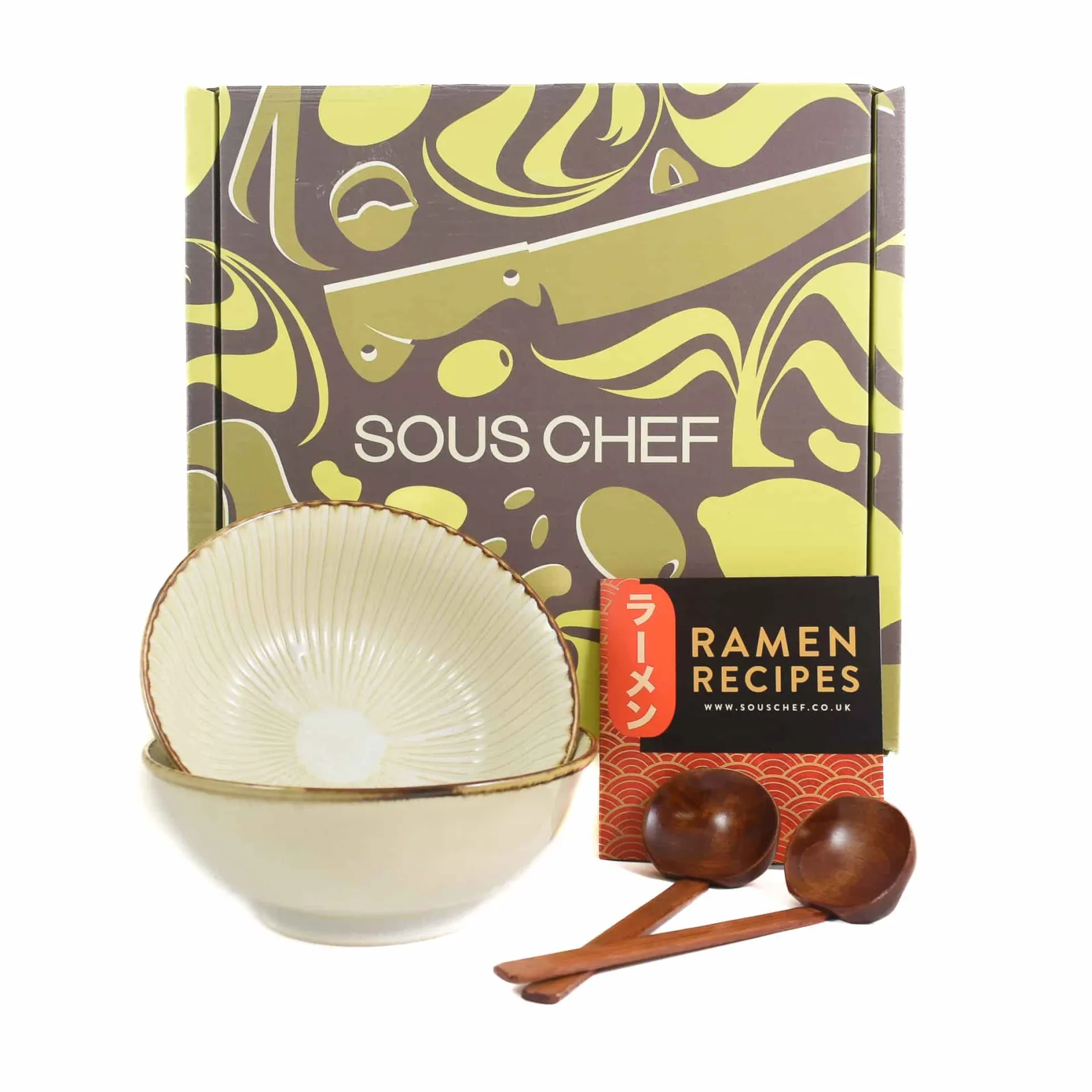 Online Shiroi Sen Ramen Bowl Set Japanese Ingredients|Crockery & Dinnerware