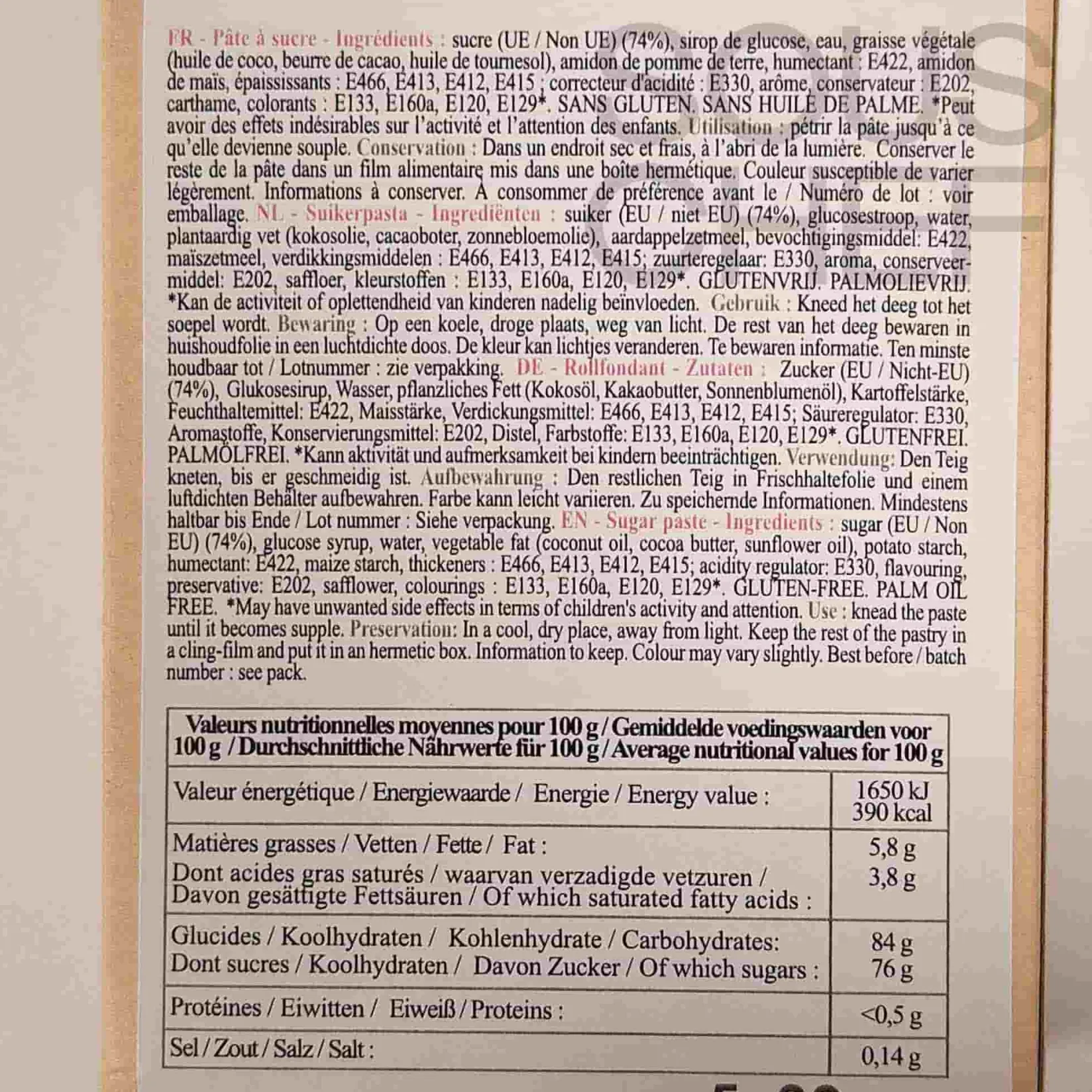 Clearance Short Dated Scrap Cooking Set of 5 Assorted Sugar Pastes Ingredients Brands|Baking Ingredients