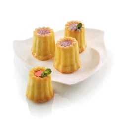 Silicone Canele Mould, 8 Caneles Italian Ingredients|Baking Supplies & Equipment