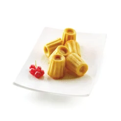Silicone Mini Canele Mould, 18 Caneles Italian Ingredients|Baking Supplies & Equipment