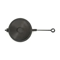 New Cast Iron Waffle Iron, 21cm Pots & Pans