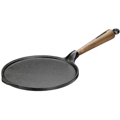 New Traditional Cast Iron Pancake Pan, 23cm Pots & Pans