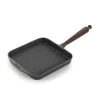 Outlet Traditional Cast Iron Square Grill Pan, 25cm Serveware|Pots & Pans