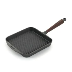Outlet Traditional Cast Iron Square Grill Pan, 25cm Serveware|Pots & Pans