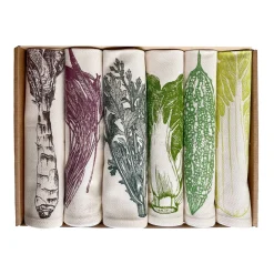 Outlet Sous Chef x Set of 6 Asian Garden Table Napkins Table Setting|Kitchen Textiles & Clothing