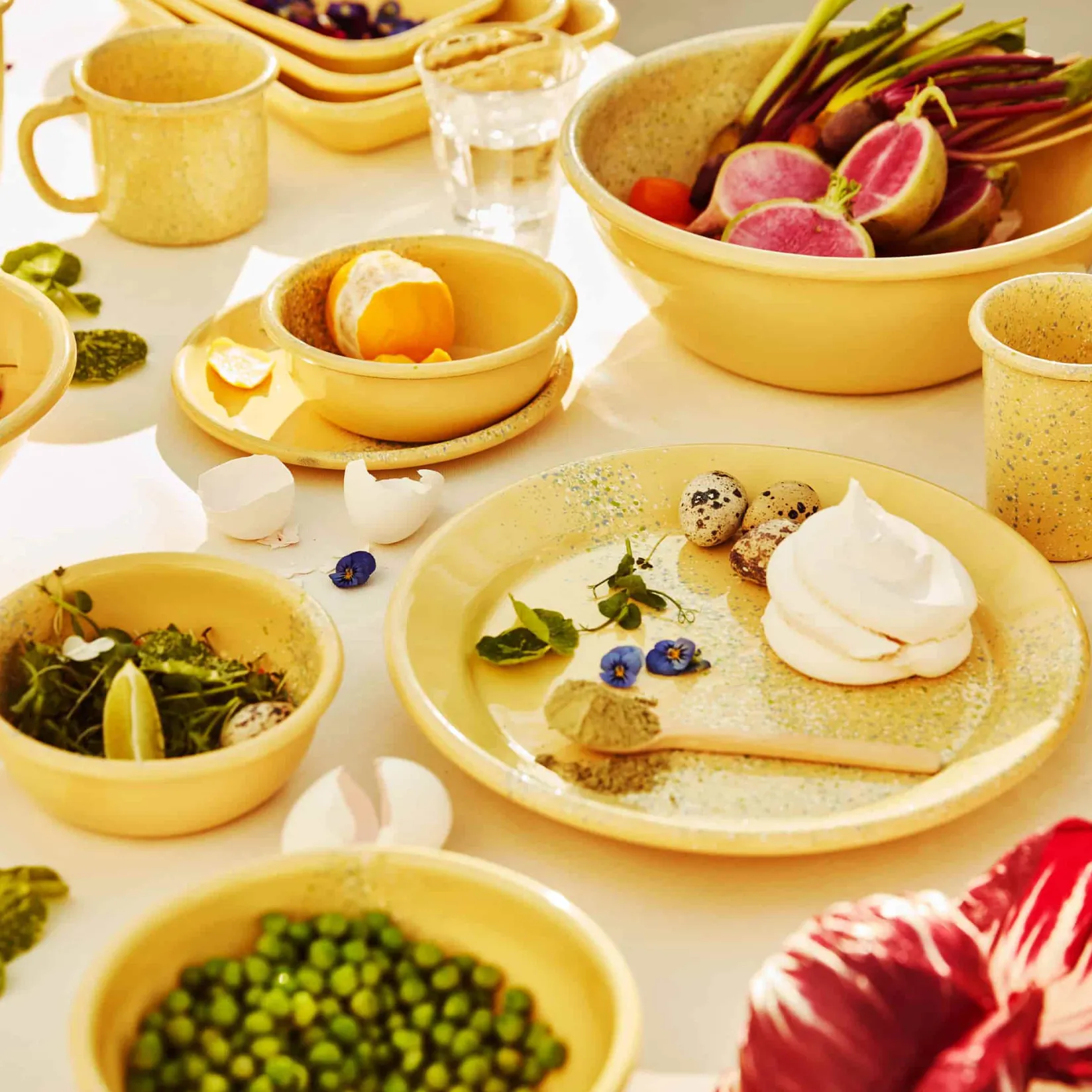 Clearance Splatter Fest Enamel Mug, Yellow, 350ml Tableware Brands|Middle Eastern Ingredients