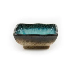 Outlet Square Turquoise Dipping Bowl, 7cm Tableware Brands|Japanese Ingredients