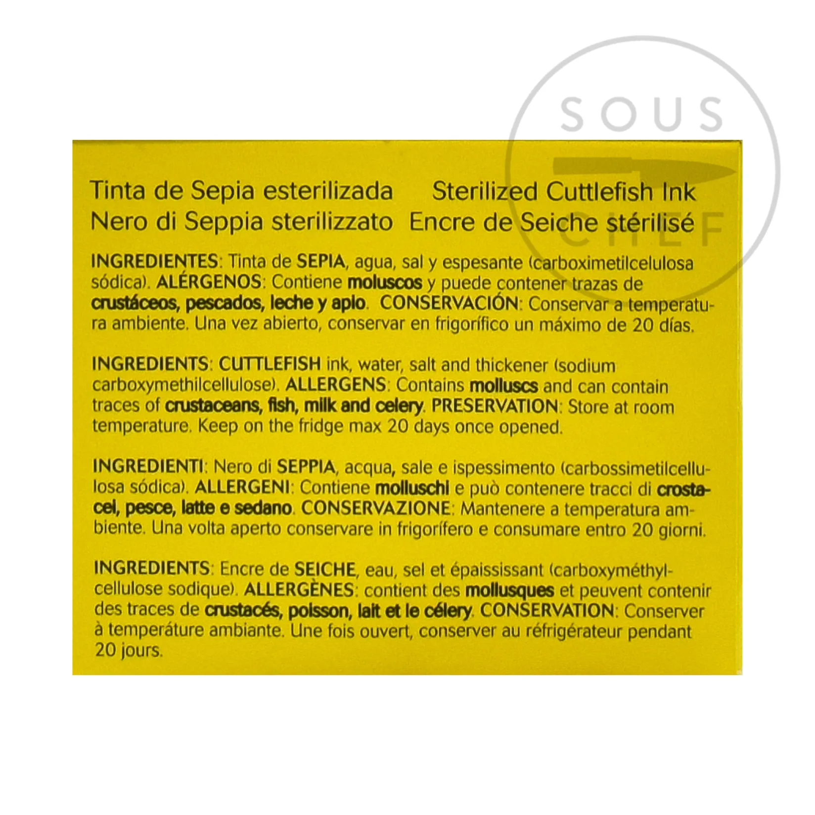 Clearance Squid Ink' Sachets - Cuttlefish Ink Spanish Ingredients|Italian Ingredients