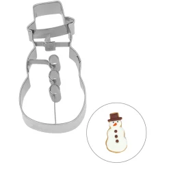 Best Stainless Steel Snowman Cookie Cutter, 8cm Baking Supplies & Equipment